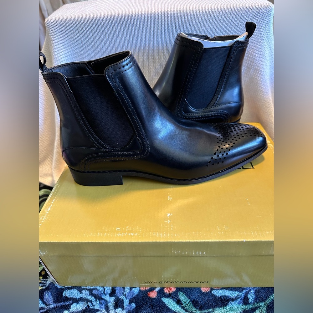 ✨ NWT Antonio Cerrelli Men’s Black Chelsea Ankle Boots Size 9.5 ✨